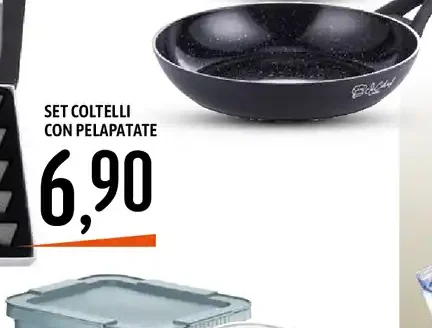 Set coltelli con pelapatate