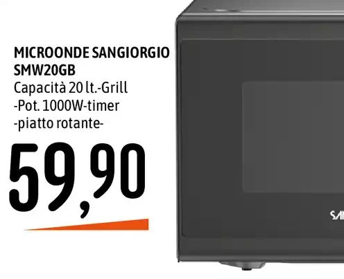 Microonde Sangiorgio SMW20GB