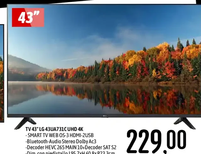 TV 43 pollici LG