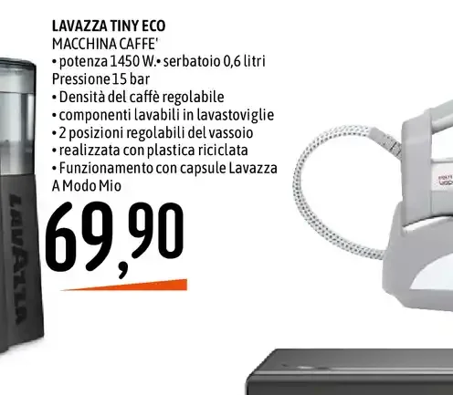 Macchina caffè Lavazza Tiny Eco