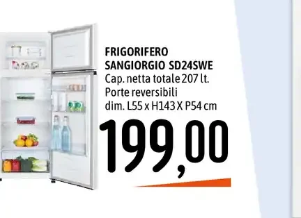 Frigorifero Sangiorgio SD24SWF