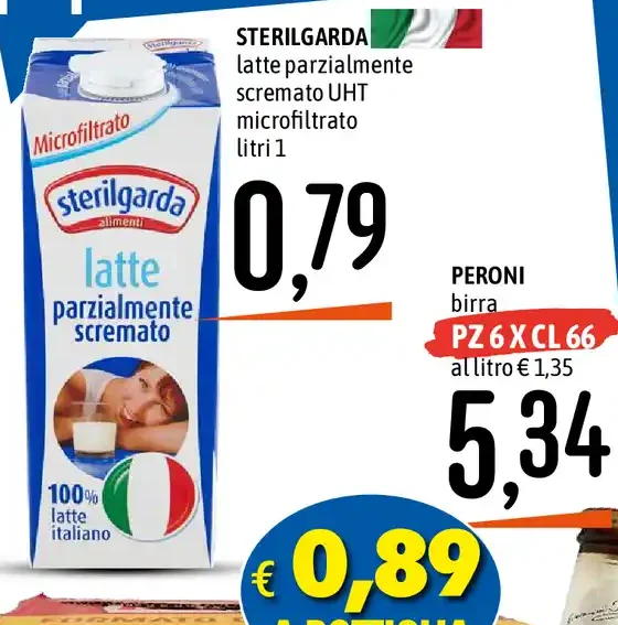 Latte parzialmente scremato UHT