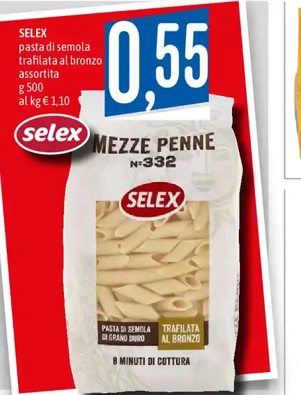Pasta di semola traf ilata al bronzo
