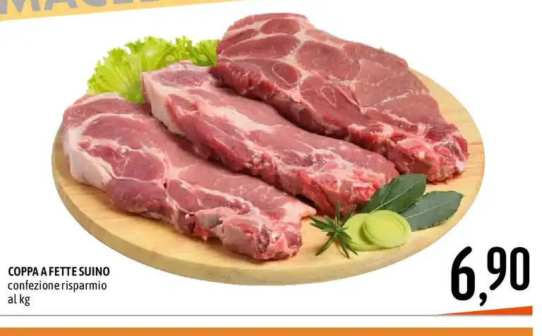 Coppa a fette suino