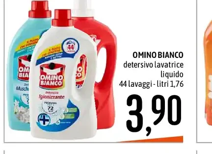 Detersivo lavatrice liquido Omino Bianco
