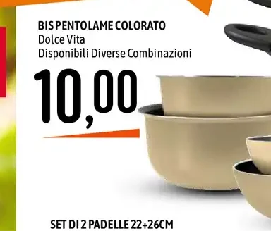 Bistepentolame colorato Dolce Vita
