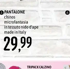 Pantalone chino uomo