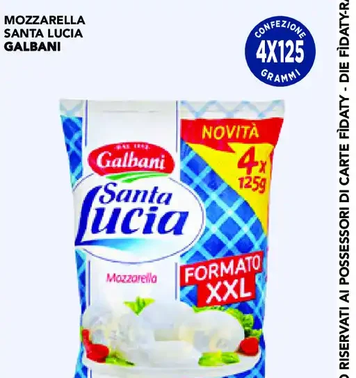 Mozzarella Santa Lucia Galbani