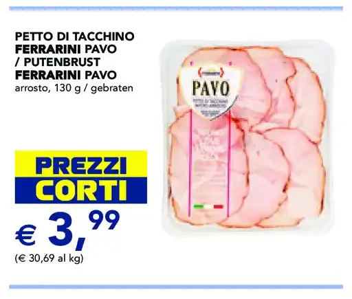 Petto di tacchino arrosto Ferrarini Pavo