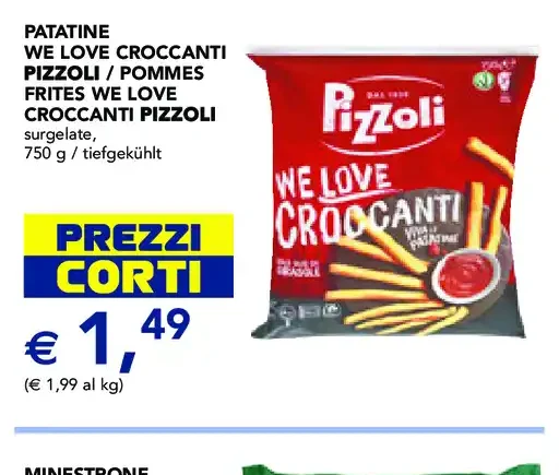 Patatine We Love Croccanti Pizzoli