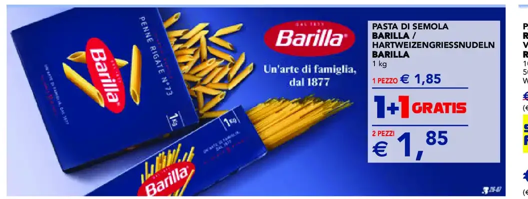 Pasta di semola Barilla