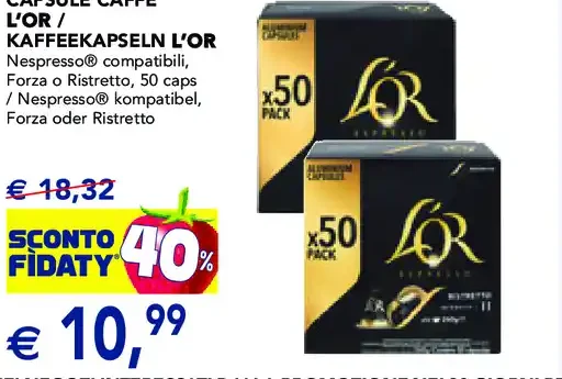Capsule caffè L'Or