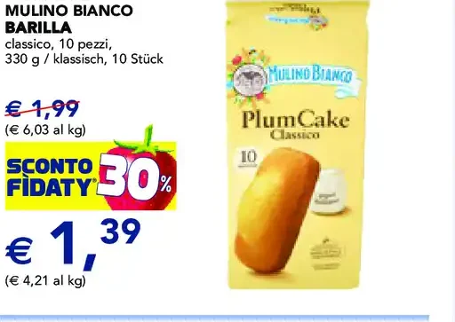 Plumcake Mulino Bianco Barilla