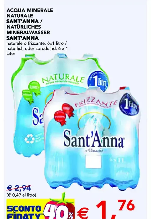 Acqua minerale naturale Sant'Anna
