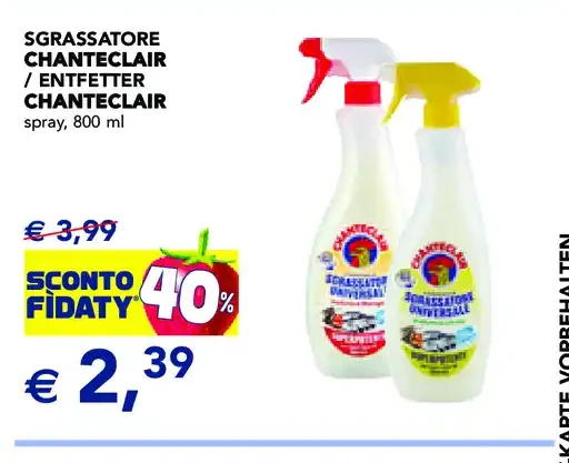 Sgrassatore Chanteclair