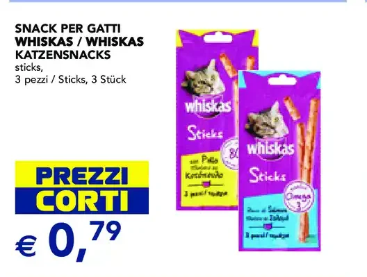 Snack per gatti Whiskas Sticks