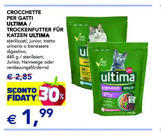 Crocchette per gatti Ultima