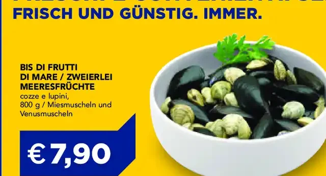 Bis di frutti di mare