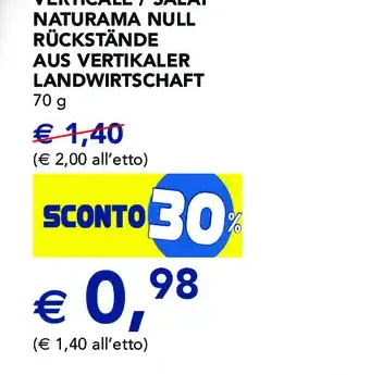 Insalate Naturama residuo zero