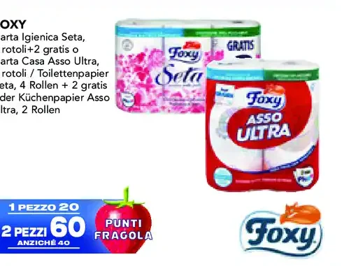 Carta igienica Foxy
