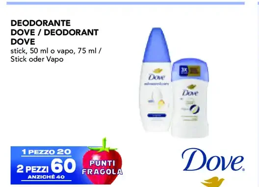 Deodorante Dove