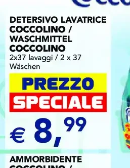 Detersivo lavatrice Coccolino