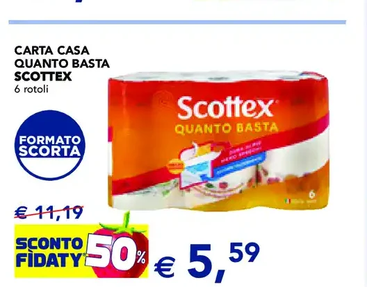 Carta casa Scottex Quanto Basta