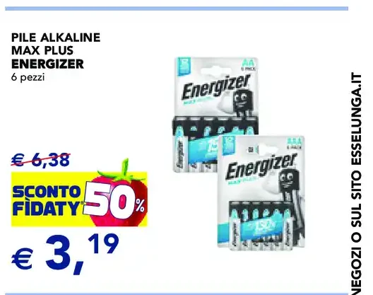 Pile alcaline Max Plus Energizer