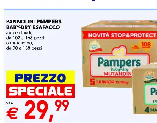Pannolini Pampers Baby-Dry