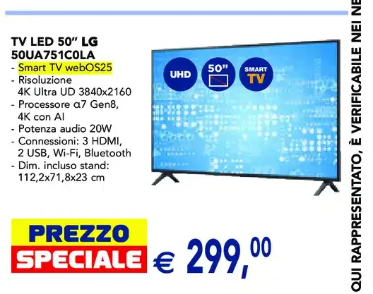 TV LED LG 50 pollici