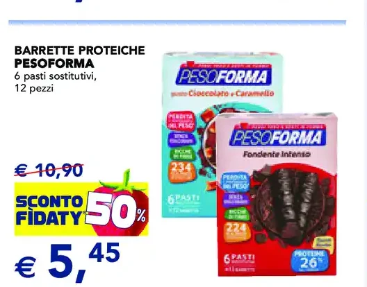 Barrette proteiche Pesoforma