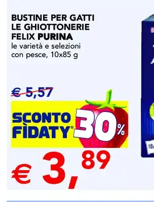 Bustine per gatti Felix Le Ghiottonerie