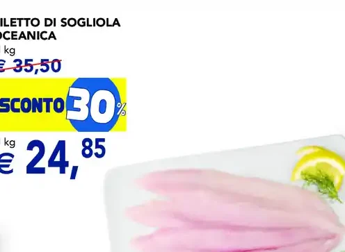 Filetto di sogliola oceanica