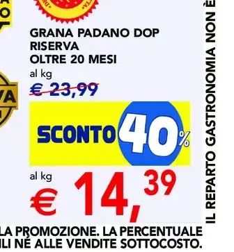 Grana Padano DOP Riserva oltre 20 mesi
