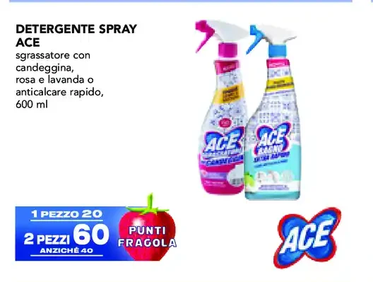 Detergente spray Ace