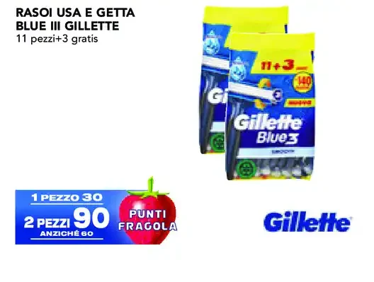 Rasoi usa e getta Gillette Blue II