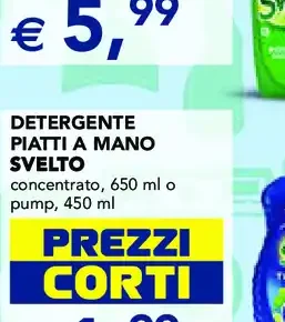 Detergente piatti a mano Svelto