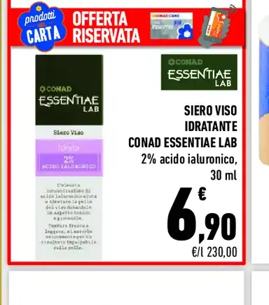 Siero viso idratante