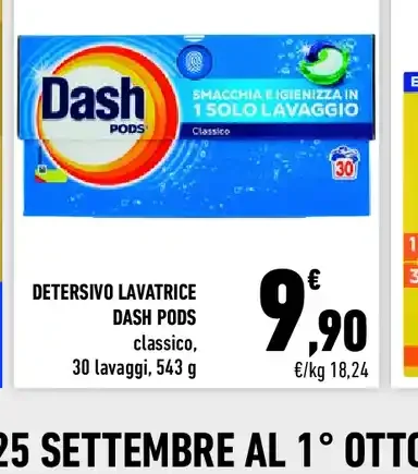 Detersivo lavatrice in capsule