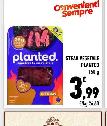 Steak vegetale Planted