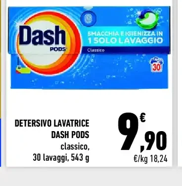 Detersivo lavatrice Dash Pods