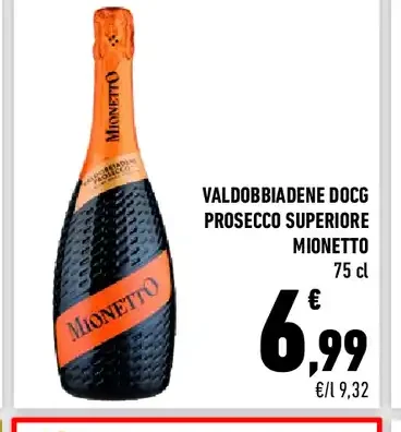 Valdobbiadene DOCG Prosecco Superiore Mionetto