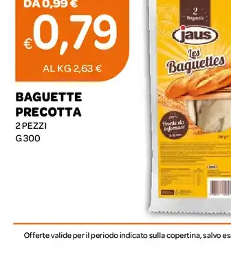 Baguette precotta