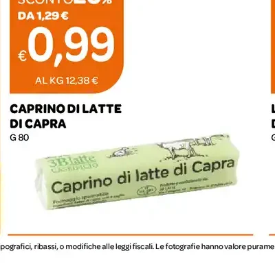 Caprino di latte di capra
