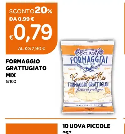 Formaggio grattugiato mix