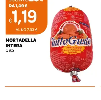 Mortadella intera