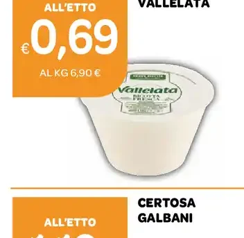 Ricotta Vallelata
