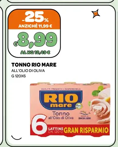 Tonno Rio Mare all’olio di oliva