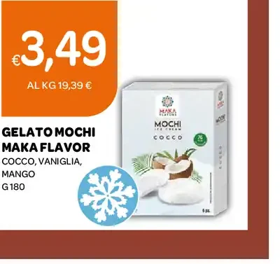 Gelato mochi Maka Flavor
