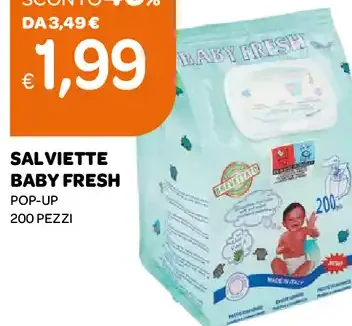 Salviette baby fresh